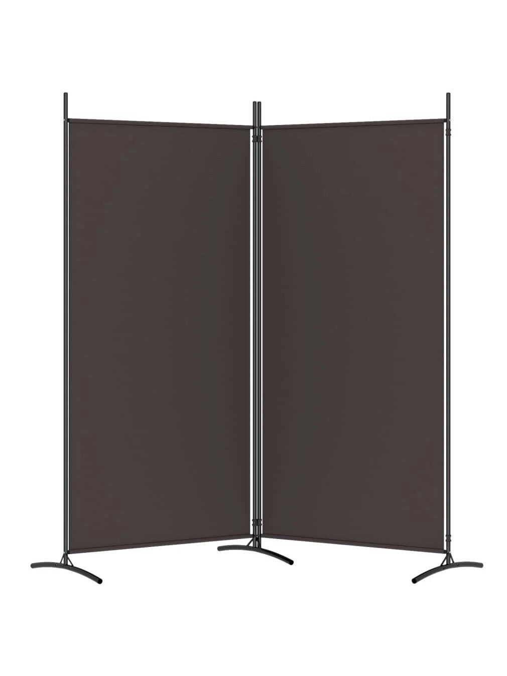 Telpas starpsiena, 2 daļas, brūna, 175x180 cm, audums 3