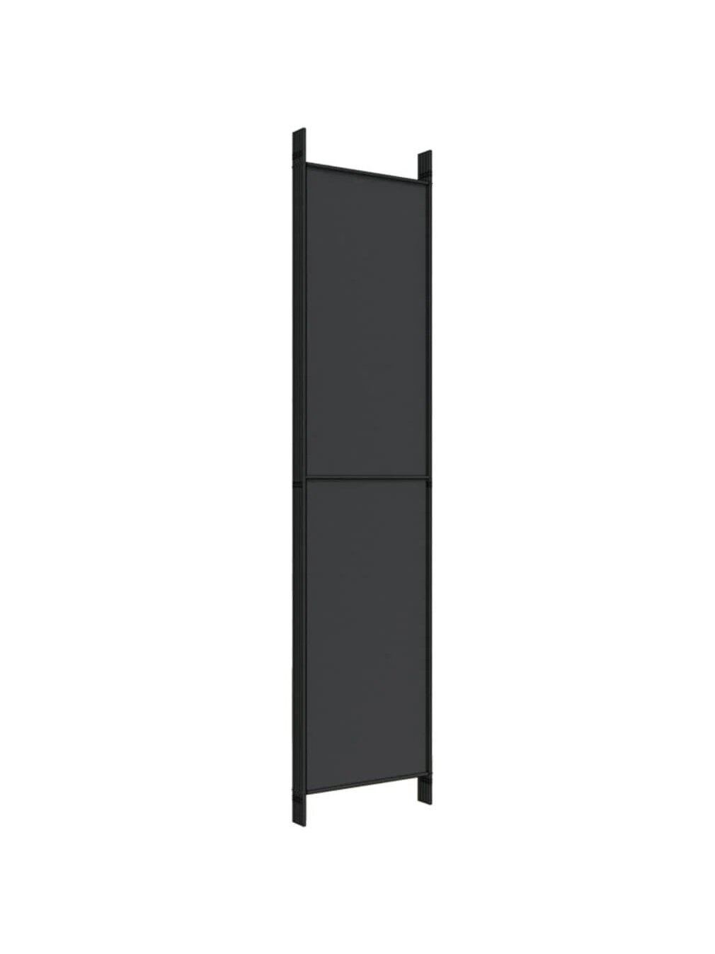Telpas starpsiena, 5 daļas, melna, 250x220 cm, audums 5