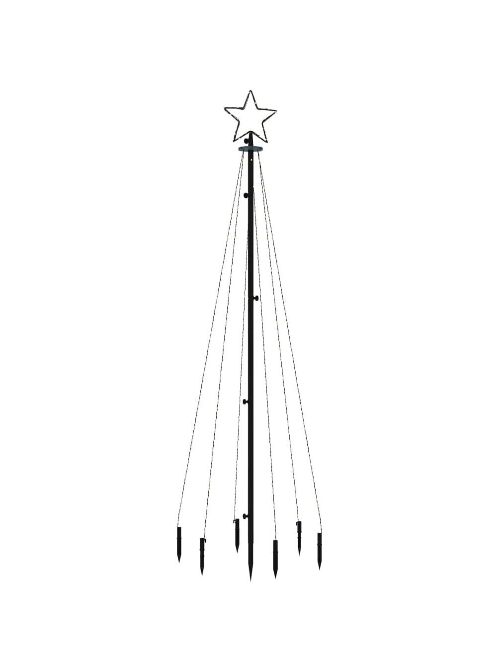 Christmas tree with stake, cool white, 108 LEDs, 180 cm 2