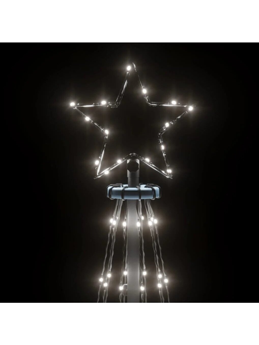 Christmas tree with stake, cool white, 108 LEDs, 180 cm 3