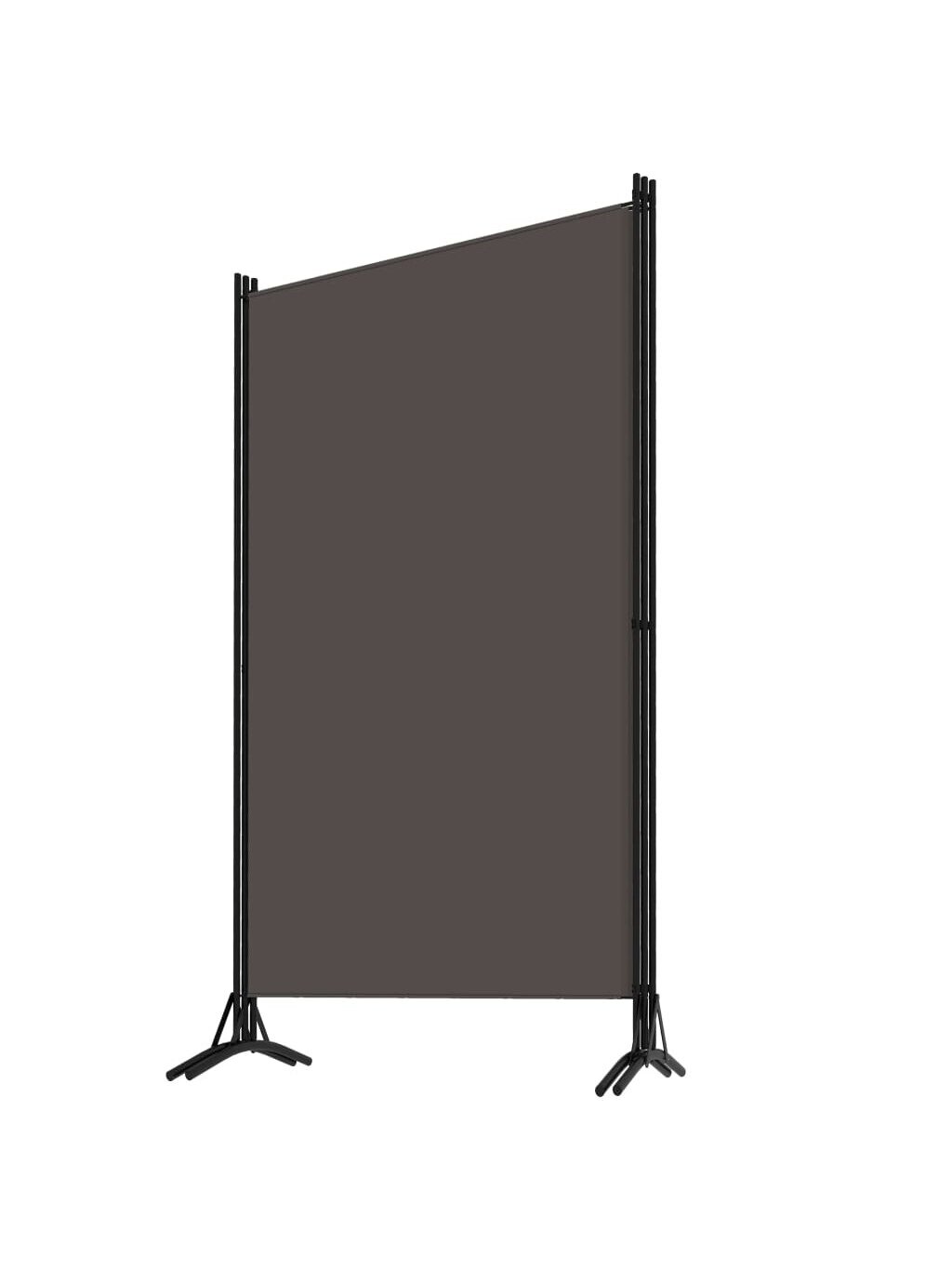 Room divider, 3-panel, anthracite, 260x180 cm 1