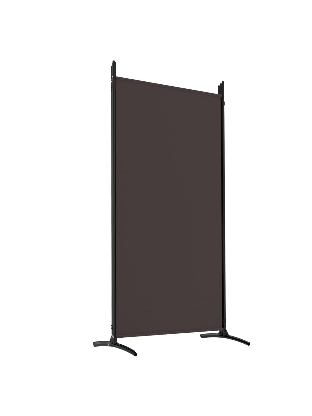 Room divider, 5 panels, brown, 433 × 180 cm, fabric 5