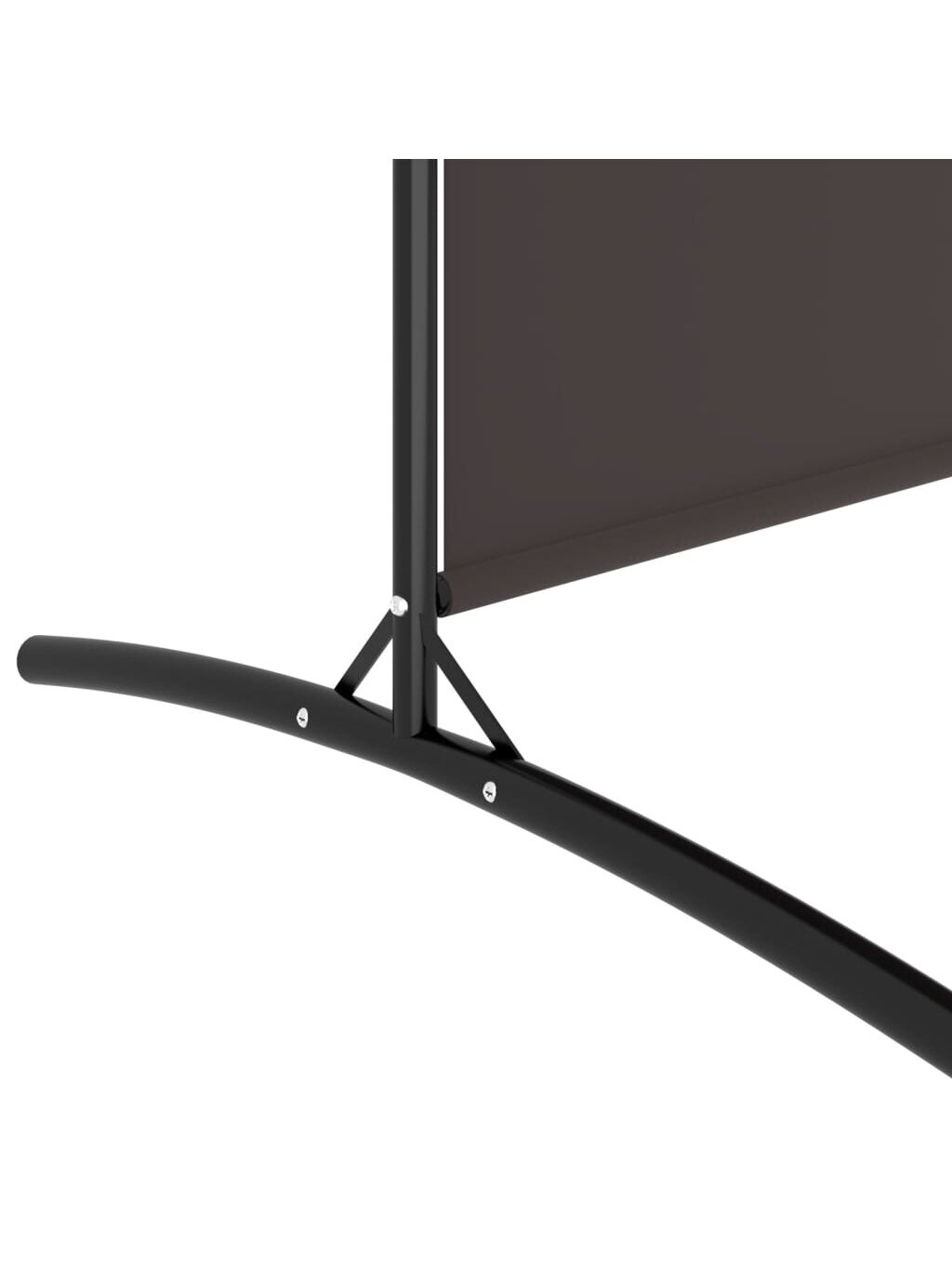 Room divider, 5 panels, brown, 433 × 180 cm, fabric 6