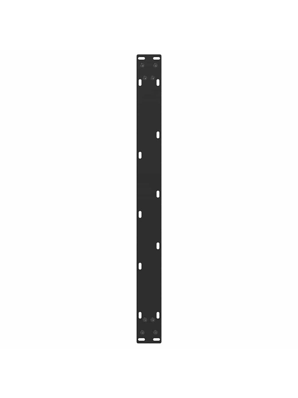 Diivanilaua jalad, 2 tk, mustad, 60 x (42–43) cm, teras, U-kujulised 6