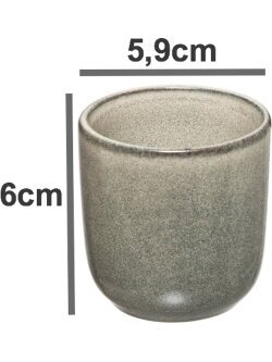 Filiżanka do kawy – 100 ml – 5,9 × 6 cm – Zielona – Filiżanka do espresso – Ceramika 1