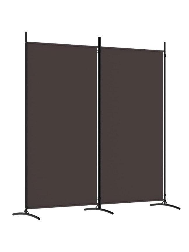 Telpas starpsiena, 2 daļas, brūna, 175x180 cm, audums 1