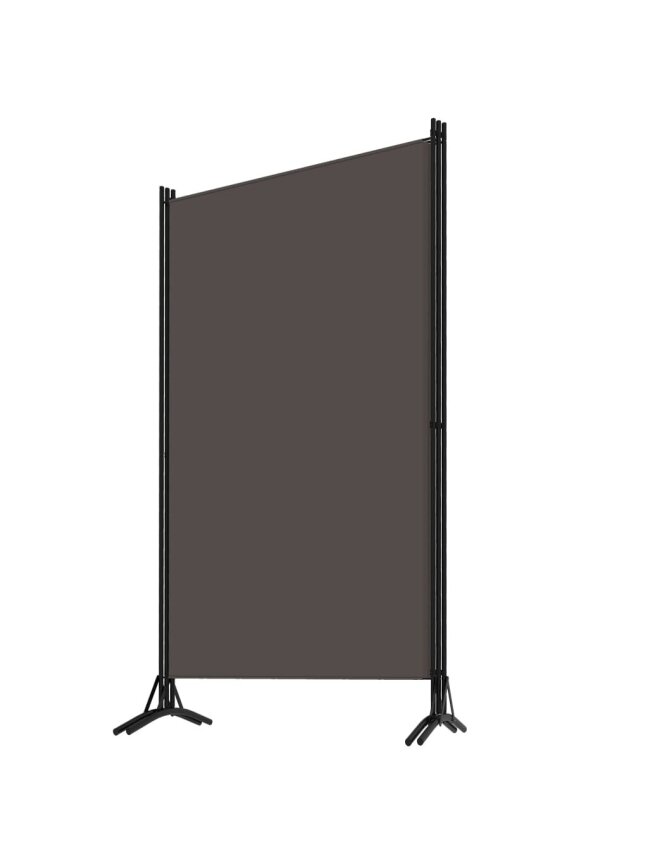 Room divider, 3-panel, anthracite, 260x180 cm 1