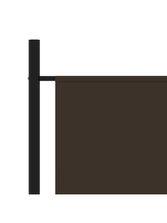 Room divider, brown, 175x180 cm, fabric 3