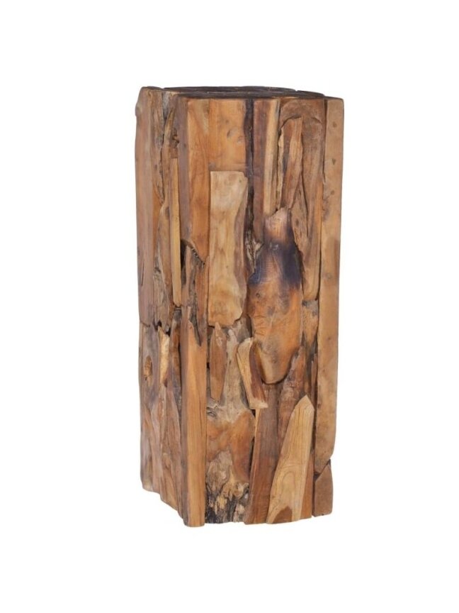 Kohvilaud, massiiv teak-puit, 30 x 30 x 80 cm 1