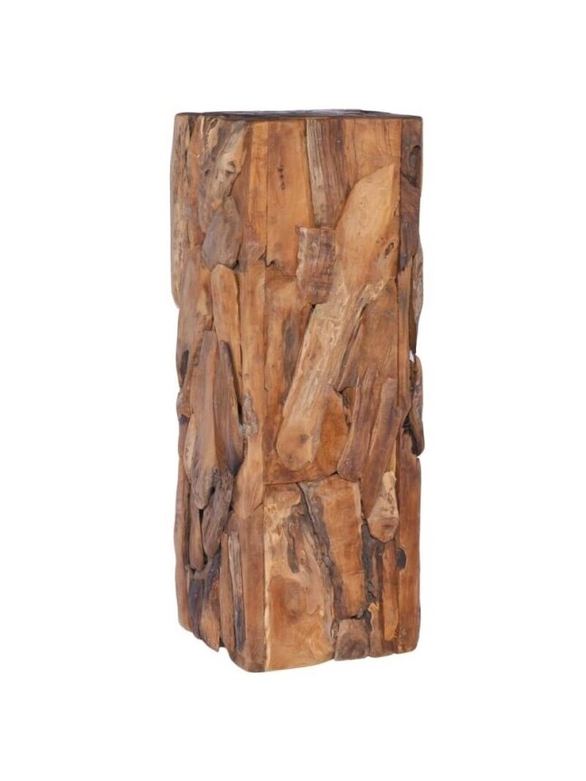 Kohvilaud, massiiv teak-puit, 30 x 30 x 80 cm 2