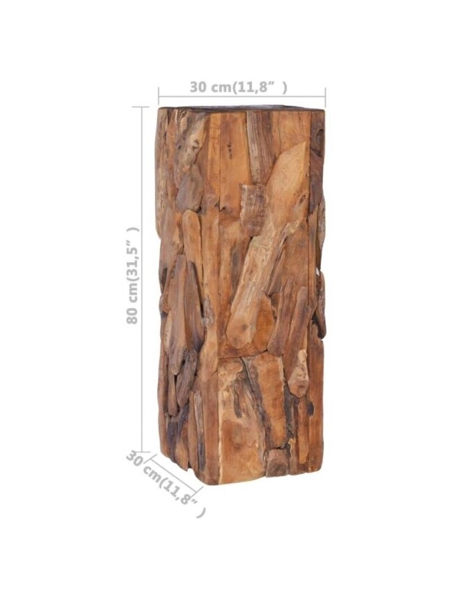 Coffee Table, Solid Teak Wood, 30 x 30 x 80 cm 4 Coffee Table, Solid Teak Wood, 30 x 30 x 80 cm 4