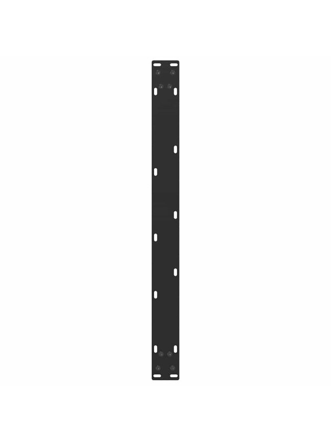 Diivanilaua jalad, 2 tk, mustad, 60 x (42–43) cm, teras, U-kujulised 6