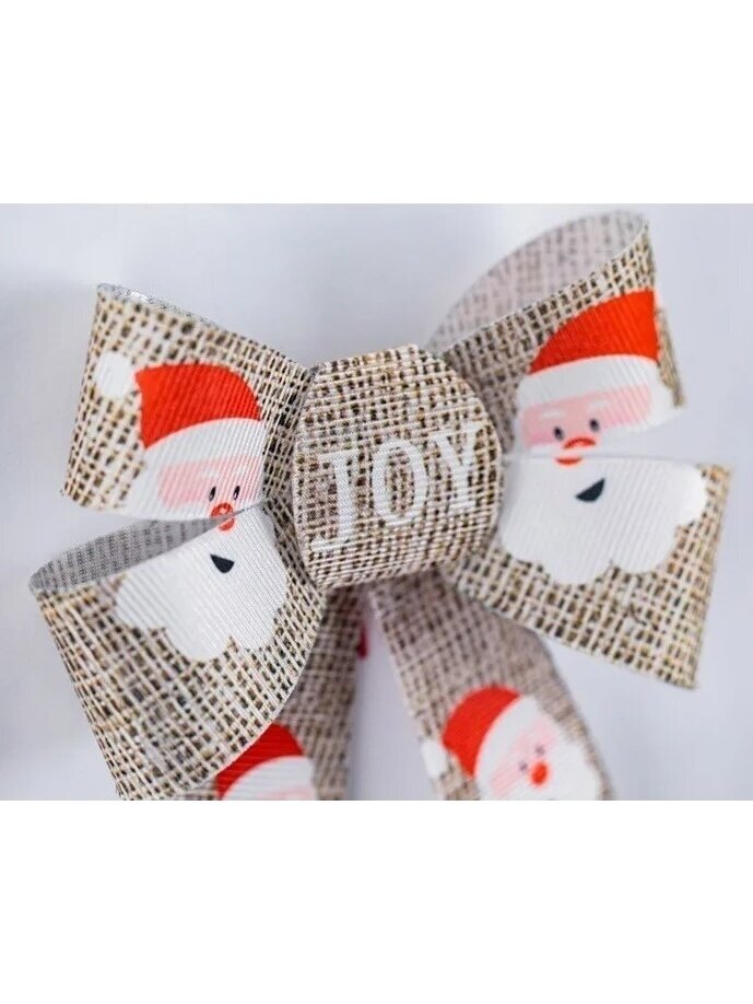 Kalėdinis satininis kaspinas „Papai Noel“, 16 cm 1