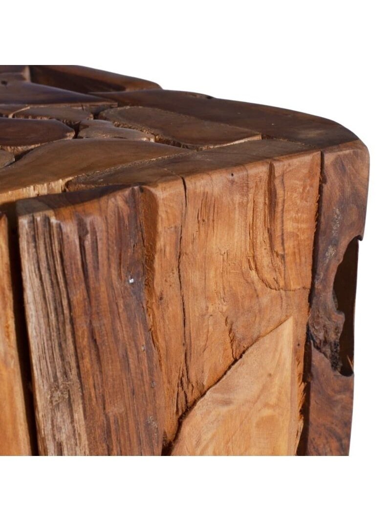 Kohvilaud, massiiv teak-puit, 30 x 30 x 80 cm 3