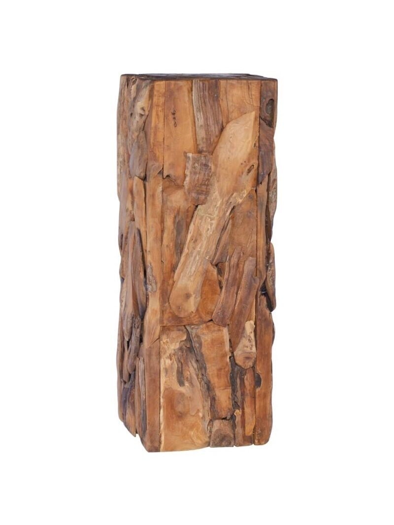 Kohvilaud, massiiv teak-puit, 30 x 30 x 80 cm 5