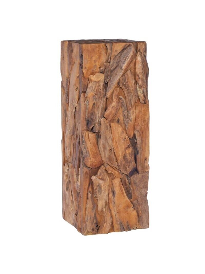 Kohvilaud, massiiv teak-puit, 30 x 30 x 80 cm 6