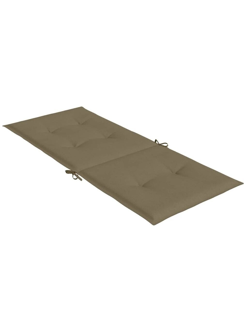 Chair cushions, 2 pcs, taupe, 120 × 50 × 4 cm, fabric 4