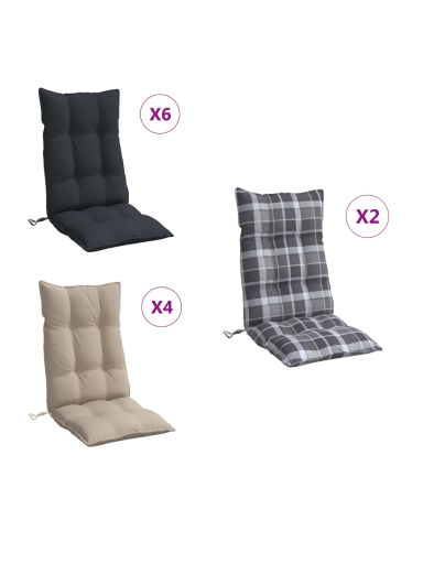 Chair cushions, Oxford fabric