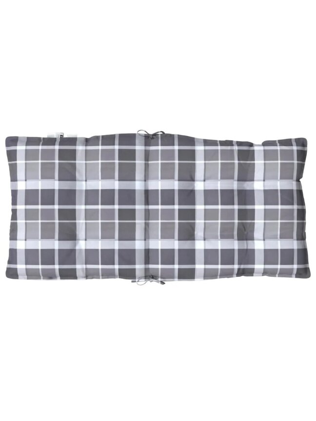 Chair cushions, 2 pcs, Oxford fabric, checkered 6