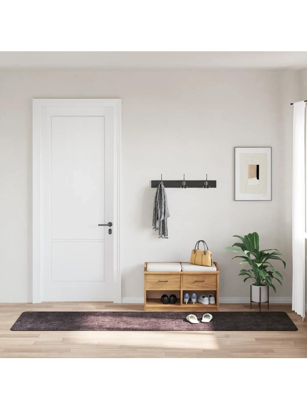Vaip, antratsiit, 80x300 cm, libisemiskindel, pestav