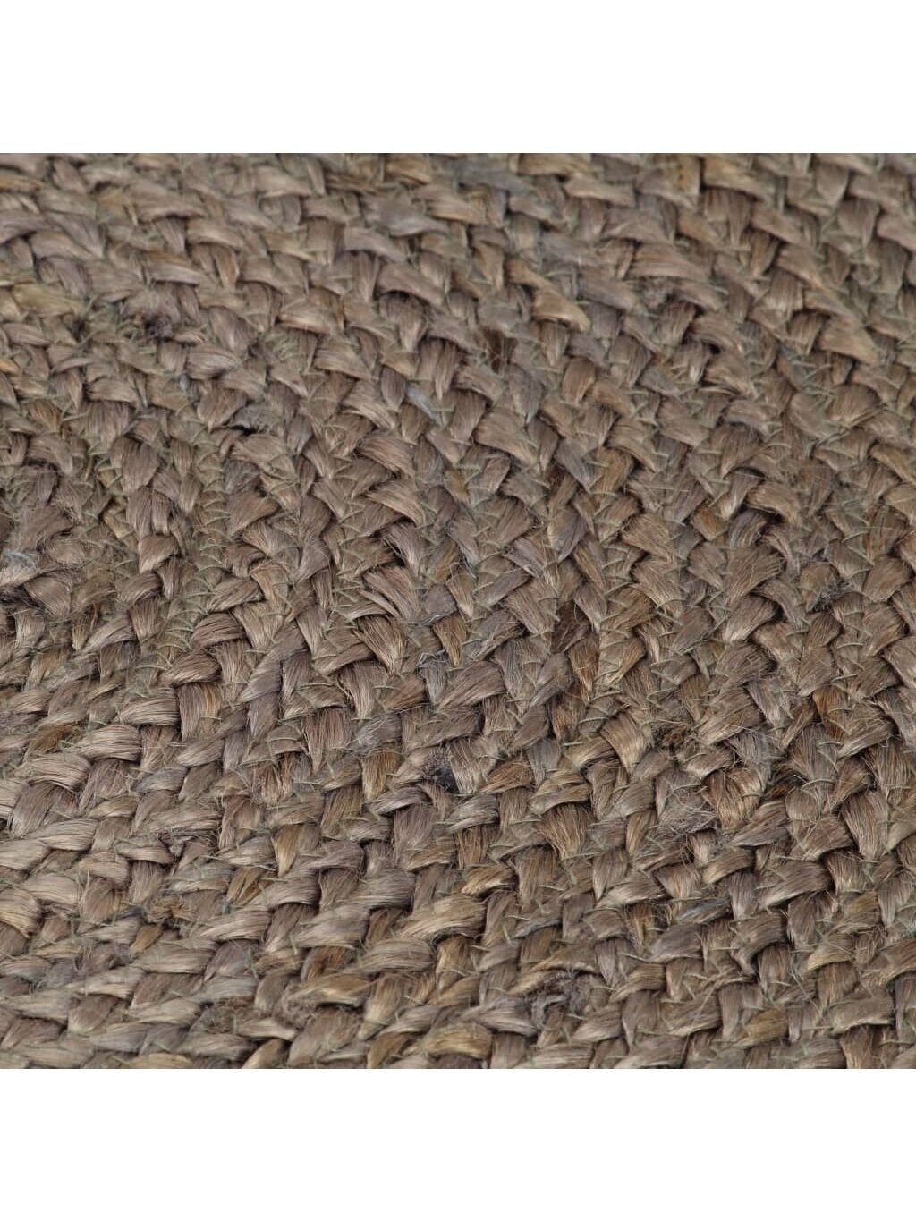 Paklājs, pelēks, 150 cm, džutas, apaļš, rokām darināts 3