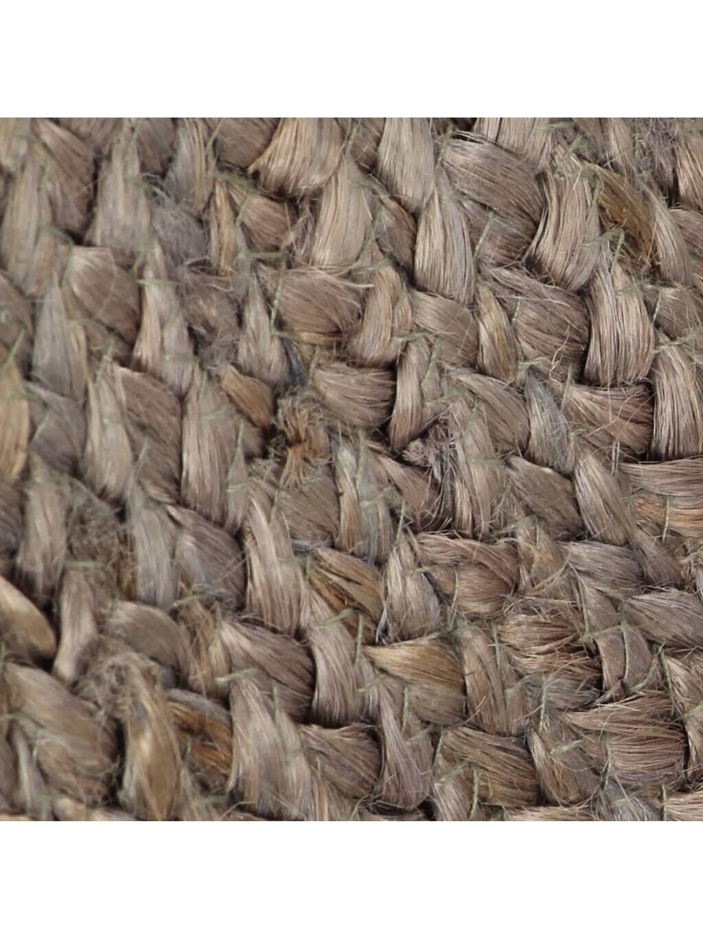 Paklājs, pelēks, 150 cm, džutas, apaļš, rokām darināts 4