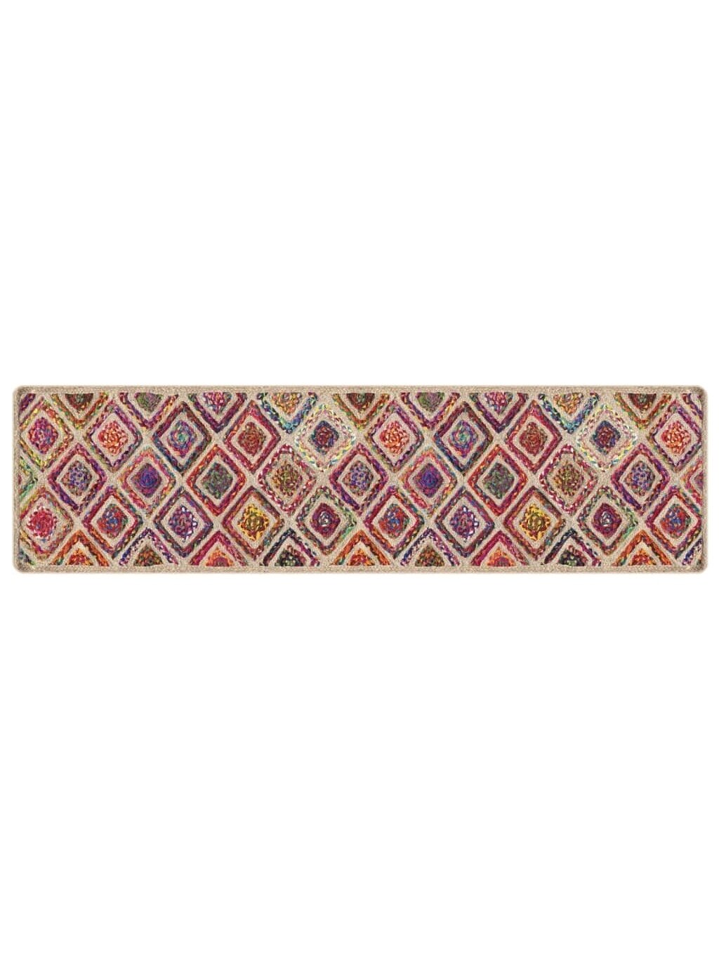 Ковёр, разноцветный, 80 × 300 см, моющийся
