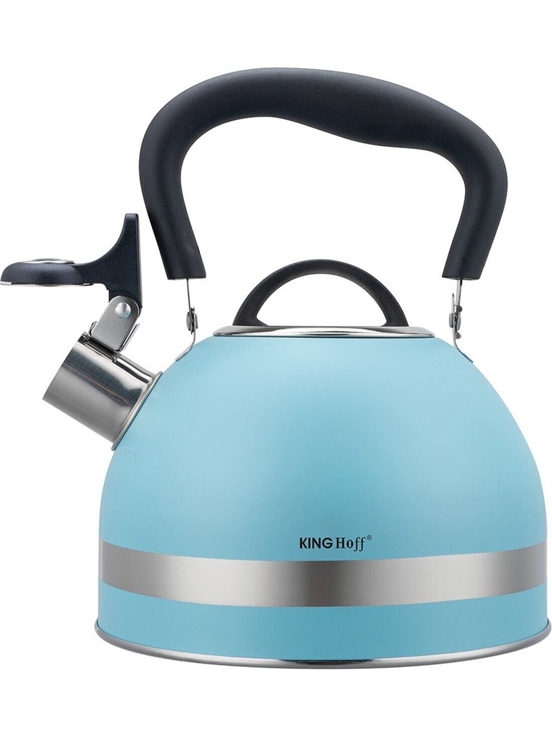 Kinghoff 1857 – Vilega teekann – 1,8 L – Roostevaba teras – Sinine 3