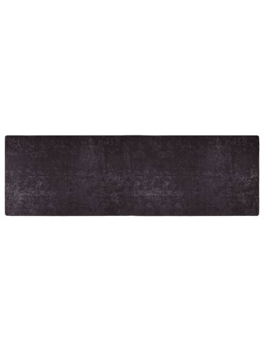 Kilimas, antracito spalvos, 80x300cm, neslystantis, skalbiamas Kilimas, antracito spalvos, 80x300cm, neslystantis, skalbiamas