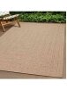 Rug ZIZUR, 80×200 cm, jute imitation, indoor and outdoor use