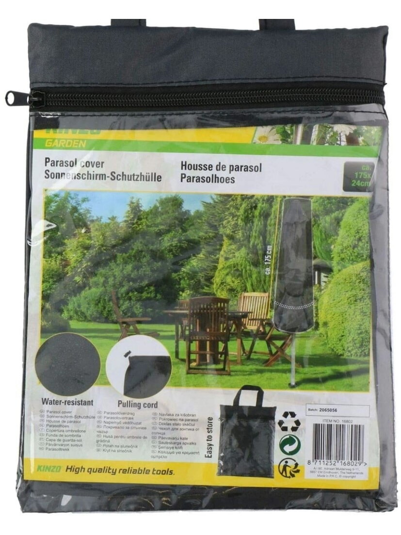"Kinzo" garden umbrella cover – 175 × 24 cm – polyester