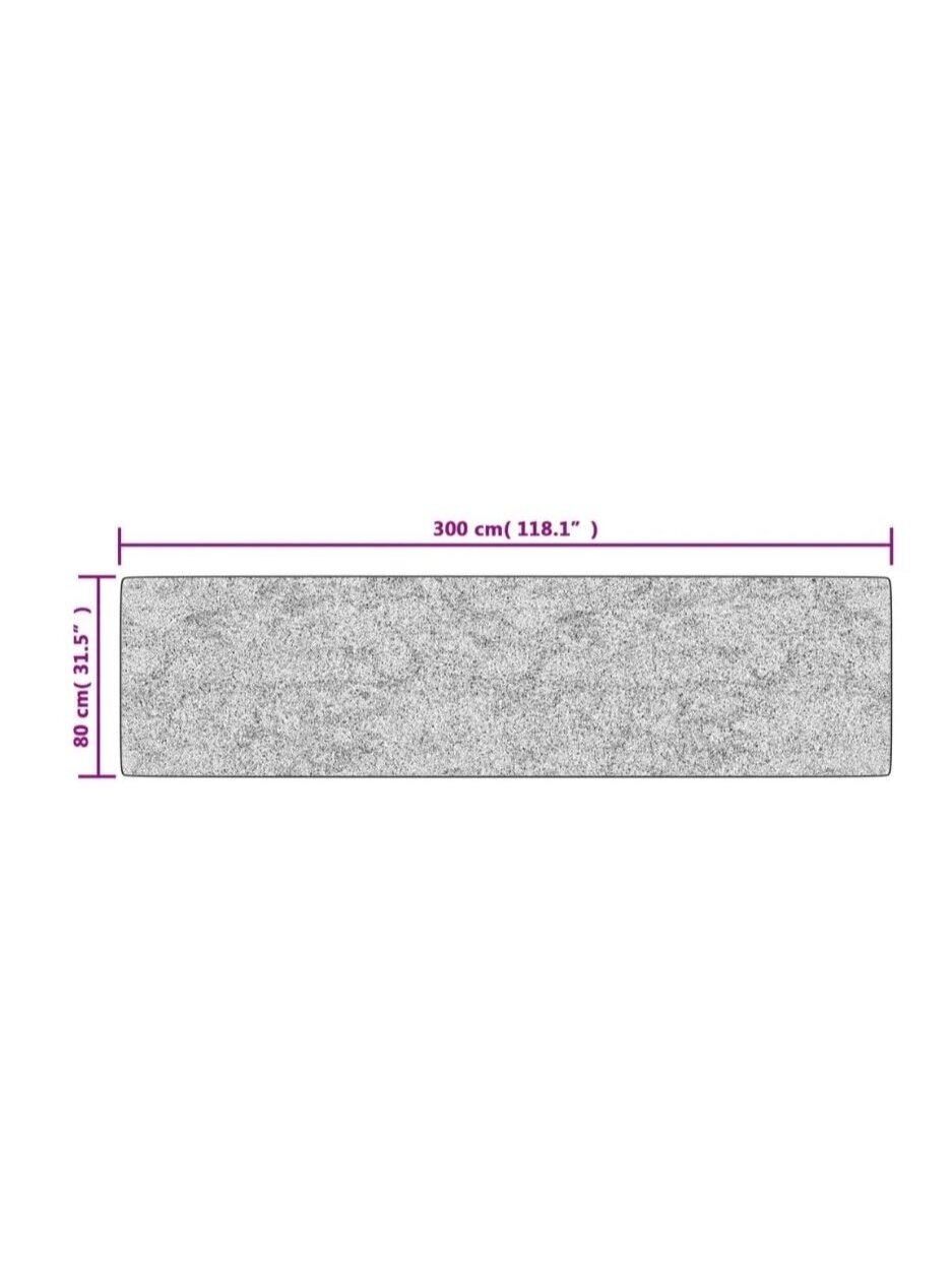 Vaip, antratsiit, 80x300 cm, libisemiskindel, pestav 7