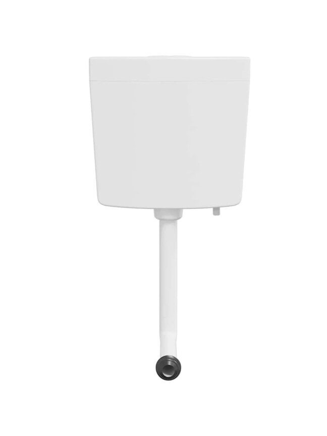 WC-paak alumise veeühendusega, valge, 3/6 l 3