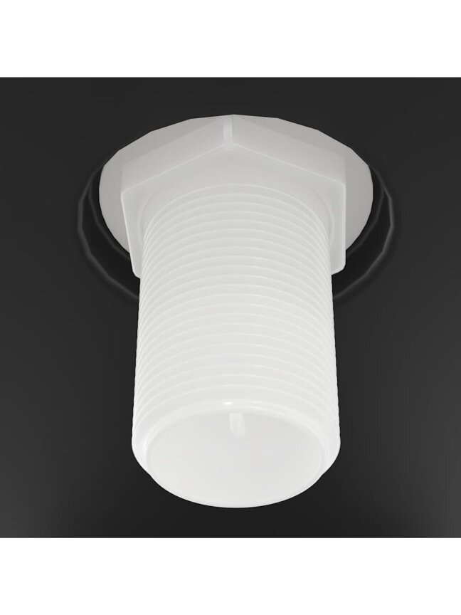 Toilet cistern with bottom water inlet, black, 3/6 L 7