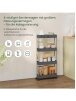 Wall-mounted wooden floating shelf for books and decorations, 50 × 23 × 3.8 cm, aged brown color.