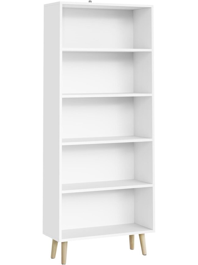 Knygų lentyna su 5 lentynomis, 60 x 144 x 24 cm. 7