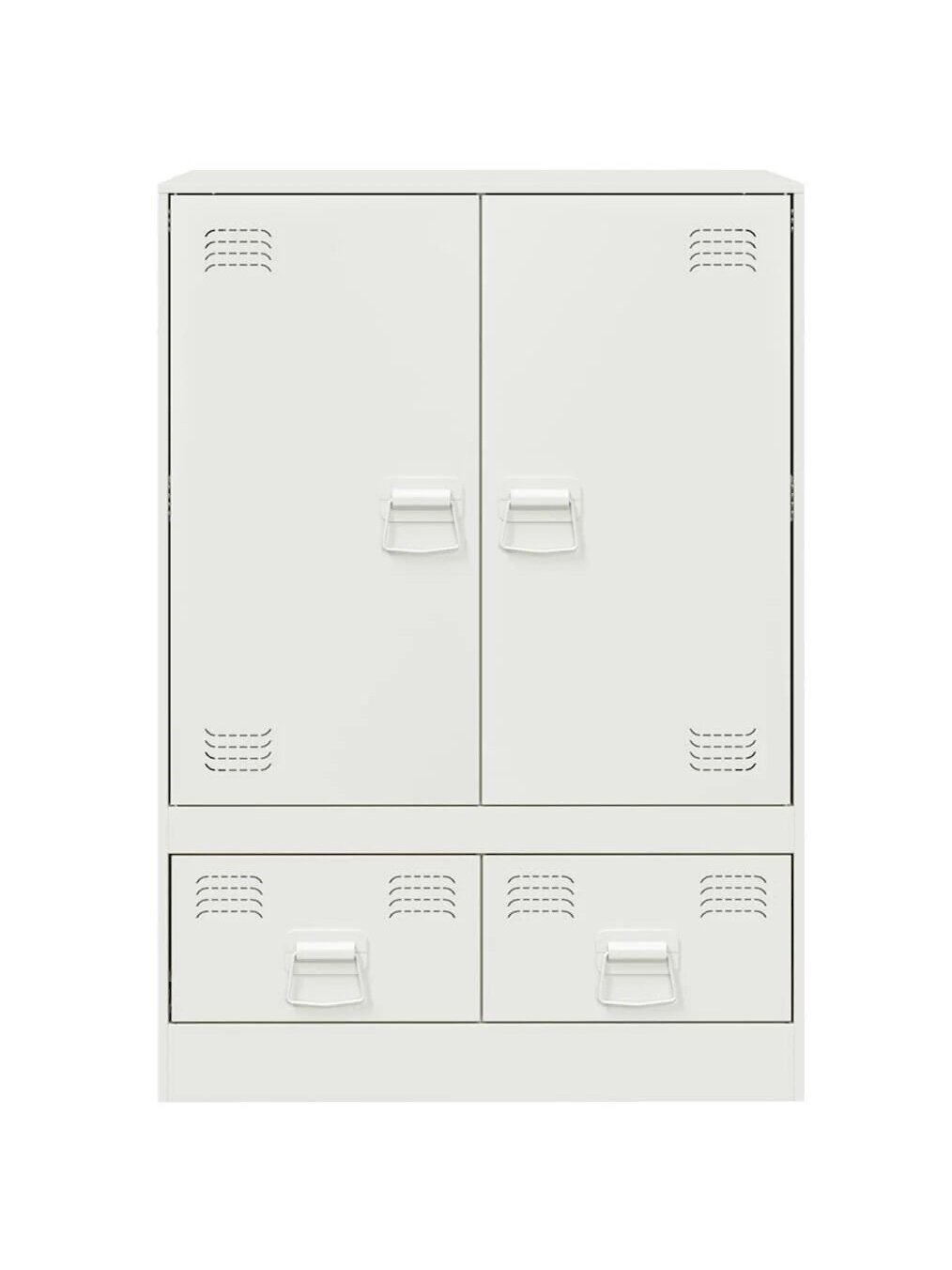 Komoda, balta, 67x39x95 cm, plienas 5