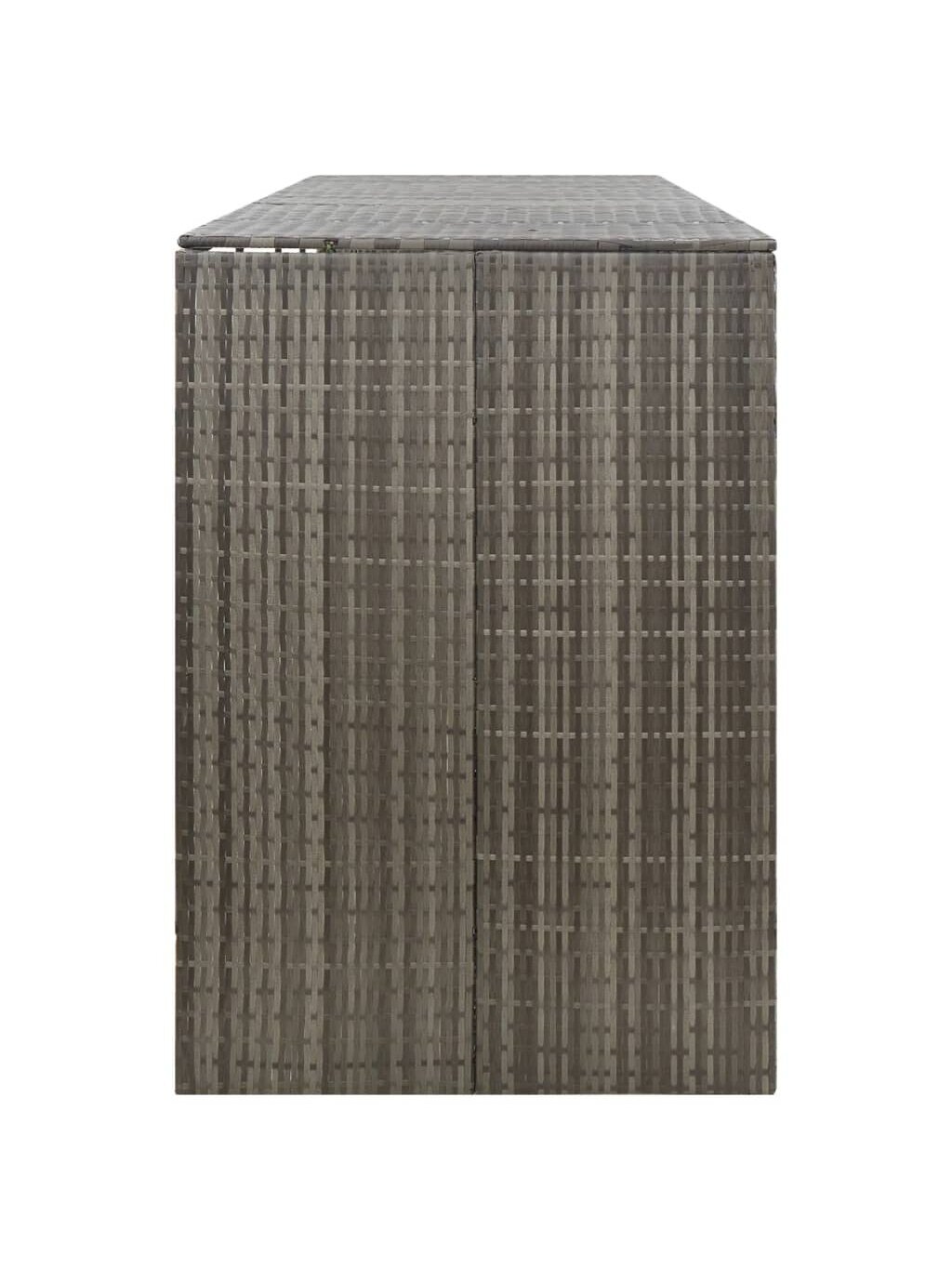 Container canopy, gray, 274×80×117 cm, rattan, four-seater 4 Container canopy, gray, 274×80×117 cm, rattan, four-seater 4