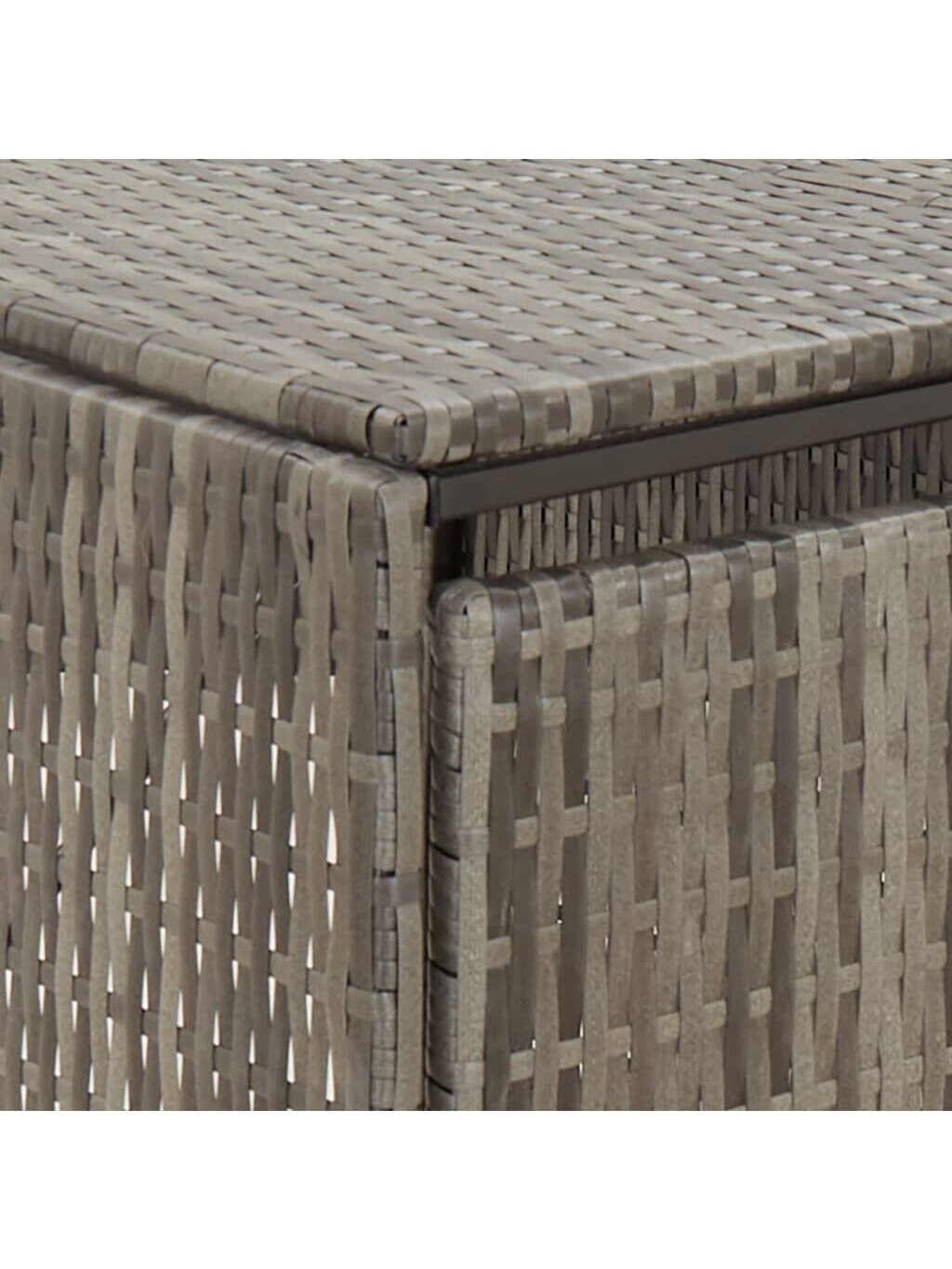 Container canopy, gray, 274×80×117 cm, rattan, four-seater 5 Container canopy, gray, 274×80×117 cm, rattan, four-seater 5