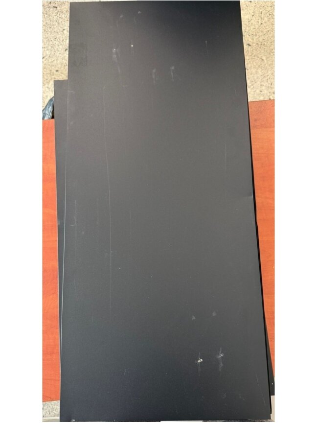 Kummut, must, 68×39×101,5 cm, teras 10