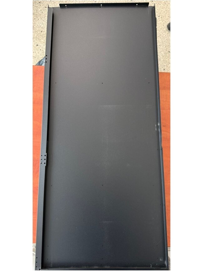 Kummut, must, 68×39×101,5 cm, teras 9