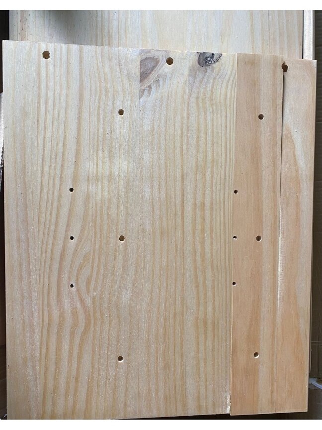 Komoda OTTA, ruda/pilka, 85x43x125cm, pušies medienos masyvas 7