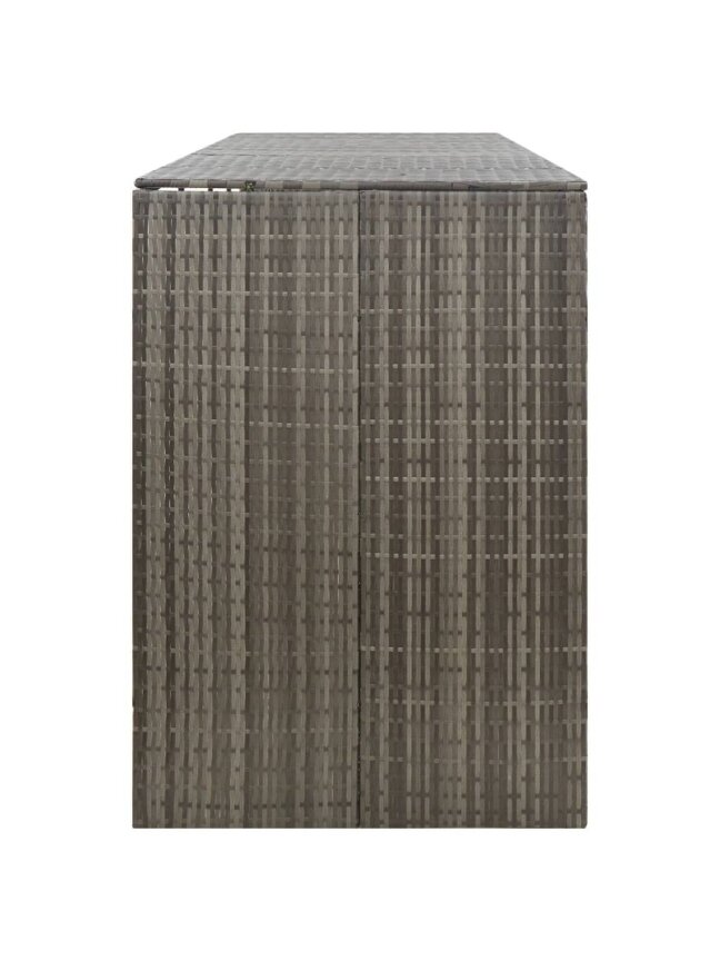 Container canopy, gray, 274×80×117 cm, rattan, four-seater 4