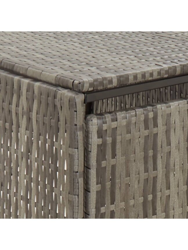 Container canopy, gray, 274×80×117 cm, rattan, four-seater 5 Container canopy, gray, 274×80×117 cm, rattan, four-seater 5