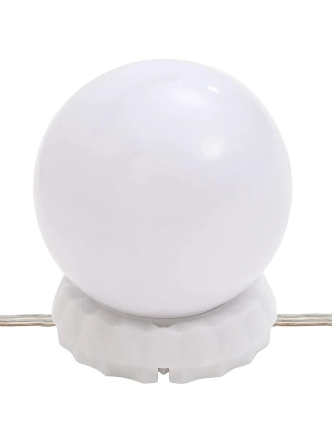 Vanity table with LED, white, 80 × 41 × 144.5 cm 10 Vanity table with LED, white, 80 × 41 × 144.5 cm 10