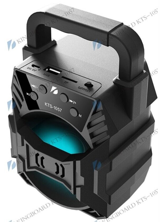 KTS‑1057 Wireless Portable Speaker with LED Lights (3-inch) 1