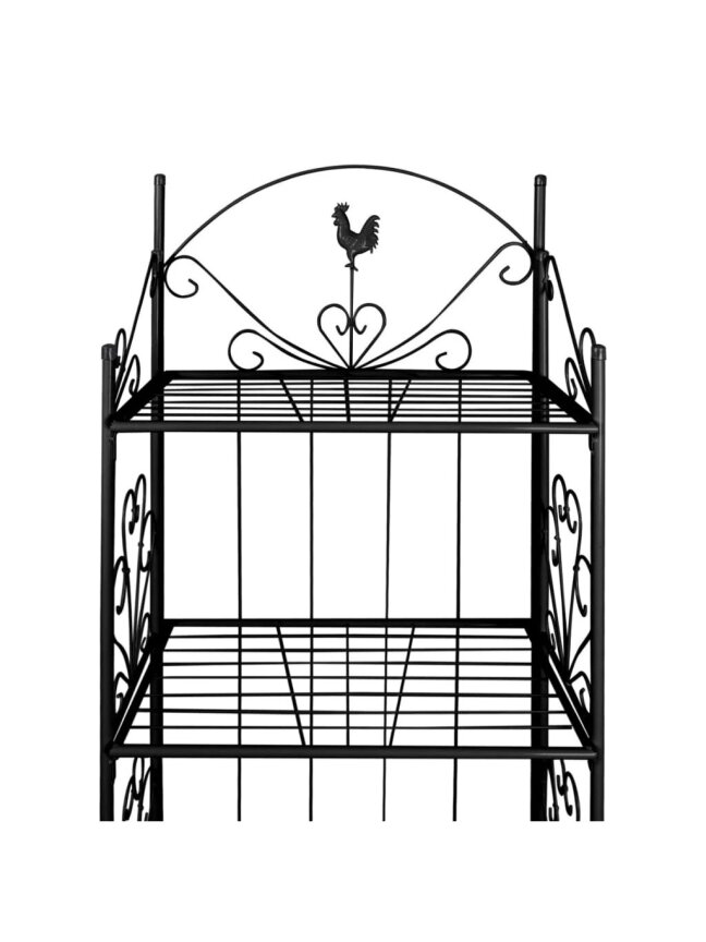 Square Plant Stand, Black 2