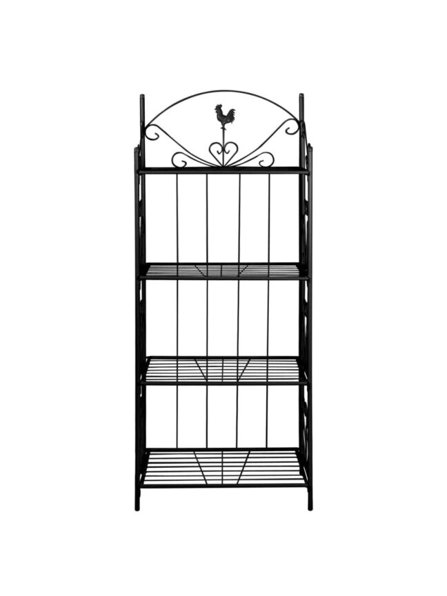 Square Plant Stand, Black Square Plant Stand, Black