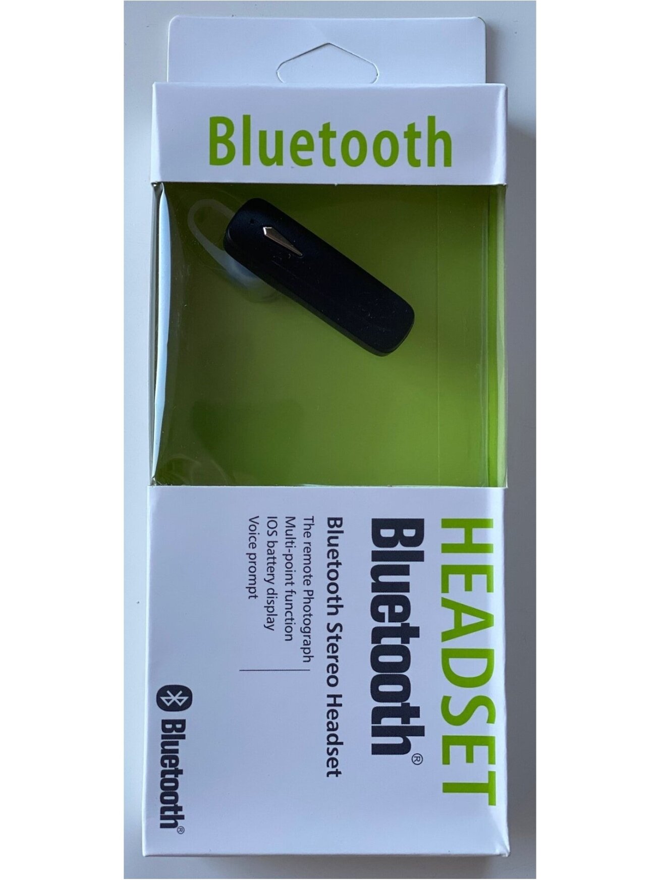 Hands-Free / Wireless Bluetooth Headset (Black)