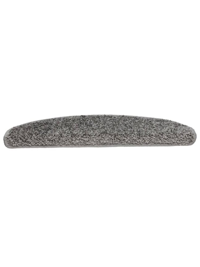 Stair mats, 15 pcs, gray, 65x21x4 cm 3